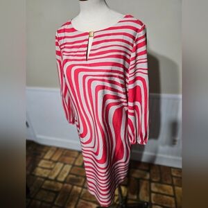 Tahari Psychedelic Dress Size 8